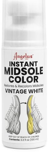 Angelus Sneaker Midsole Restorer & Cleaner Paint Marker - Waterproof | Natural Finish | 3.3oz, Vintage White
