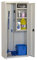 Simon Rack Armoire de Rangement Métallique Multi, 1800x600x400 mm, 2 Portes, 3 étagères,Gris, Serrure & Revêtement Epoxy - Simonlocker