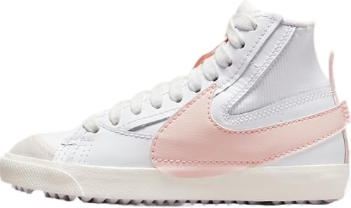NIKE Womens Blazer Mid 77 Jumbo DQ1471 Sneakers Shoes (UK 7.5 US 10 EU 42, White Atmosphere Pink Oxford 101)