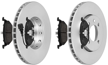 F.BECKER_LINE BREMSSCHEIBEN Ø256MM + BREMSBELÄGE VORNE FÜR VW UP! SKODA CITIGO