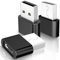 3 Pack USB to USB C Adapter Type C Female to A Male Charger Cable Converter for Apple iWatch 8 7 MacBook iPhone 12 13 14 15 Max Pro Airpods iPad 10 Air 4 5 Mini 6 CarPlay Galaxy S23 S24 A34