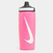 Nike Refuel Water Bottle (One Size) (Pink/White), Pink/White, 17.9 Ounces