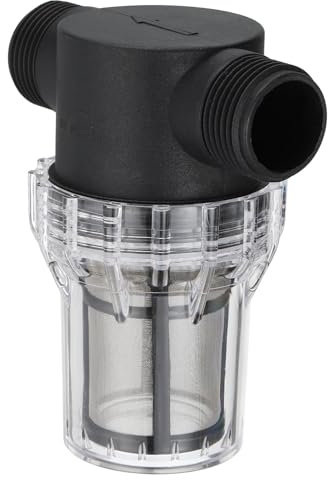 PATIKIL 1 Inch Male In-Line Strainer with 80 Mesh Stainless Steel Filter Screen Water Pump Filter for Garden Irrigation Pressure Washer Inlet