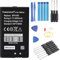 Fuworance Batteria compatibile con Nintendo 3DS XL, 3DS XL, 3DS LL compatibile con Switch SPR-003 Console di gioco Batteria agli ioni di litio di ricambio con strumenti di riparazione