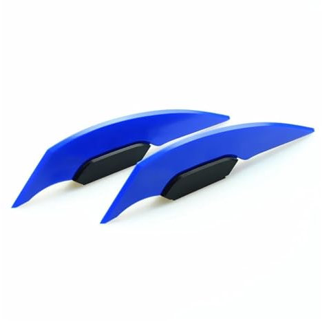 XNASU Upgrade Für Yamaha Raptor 700 700R 350 660R YFM YFZ450 Frontverkleidung Feste Flügelplatte Seitenflügelspoiler(Blau)