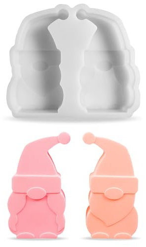 Silikonform Weihnachten Wichtel, DIY Silikonformen Gießformen Weihnachte Wichtel,Gießformen Silikon Gießform Weihnachten Wichtel zur Weihnachtsdekoration