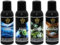 HAF® Saunaaufguss Konzentrat Set Kühle Erfrischung | 4 x 100 ml Saunaduft mit Blue Eis, Eislimone, Eisminze, Euka Menthol | Saunaöl aus 100% natürlichen ätherischen Ölen