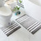 Lot de 2 Tapis Salle de Bain, Tapis de Bain et Tapis Contour WC de Luxe en Microfibre Super Doux, Tapis Contour WC en Forme de U, Tapis de Douche Absorbant pour Salle de Bain, Gris Foncé
