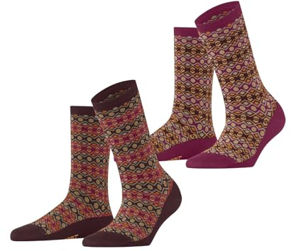 ESPRIT Damen Scandinavian 2-Pack Socken Baumwolle atmungsaktiv