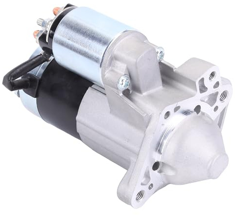 10-Teeth Starter Motor 7711135334 Compatible for Nissan Qashqai Juke Note 1.5 dCi 2007-2013 1.6 Replaces 8200251007 8200285128 8200306595 8200584675 8200836473 Electric Starter Motor Replacement
