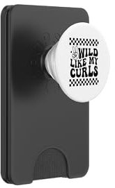Wild Like My Curls Süßes lockiges Haar Lustig PopSockets PopWallet für MagSafe