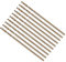METALLIXITY 1mm Micro Drill Bit (#60) 10Pcs, 4341 High-Speed Steel Straight Shank 118° Gold for Drilling Low-to-medium Hardness Metal Copper Aluminum Plastic Wood