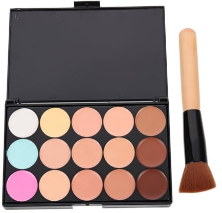SHERCHPRY 2Pezzi Palette Correttori per Correttori Cosmetici Coprente per Lividi e Imperfezioni Accessori per Donne