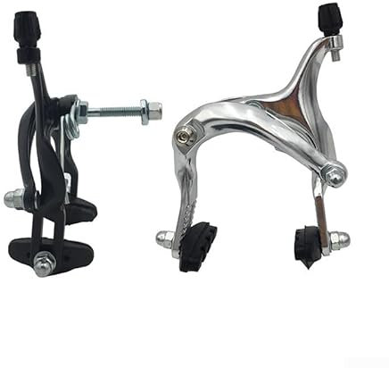 Set di freni a pinza C per bicicletta con portata lunga, compatibile con più tipi di bici (nero-anteriore)