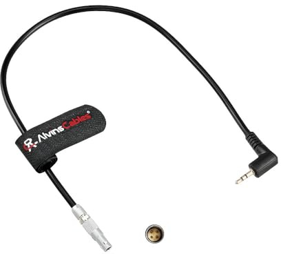 Alvin's Cables 4-Pin auf LANC 2.5mm Run-Stop-Kabel für Teradek RT LATITUDE MDR, für Sony FS5 FS7 FX6 FX9, für Canon C300 C500 Fernbedienung 30CM