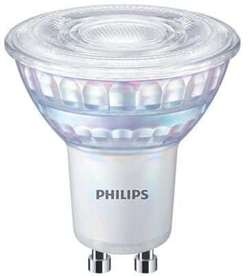 Philips GU10 / 5,5 W (entspricht 80 W) / 680 lm / 4000 K / 120 Grad Abstrahlwinkel / CRI90 / dimmbar