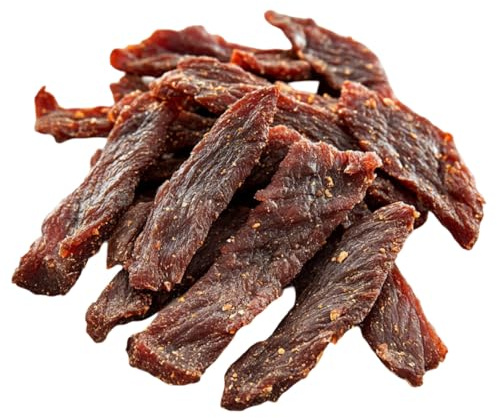 Rinderdörrfleisch Chips für Hunde 5 kg - natürlicher Hundesnack aus Rindfleisch, proteinreicher Kausnack für Belohnung und Zahnpflege - Dozer Hundefutter
