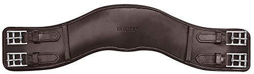Sattelgurt Passier Ledergurt, havanna, für vorrutschende Dressursättel, Länge (cm):60