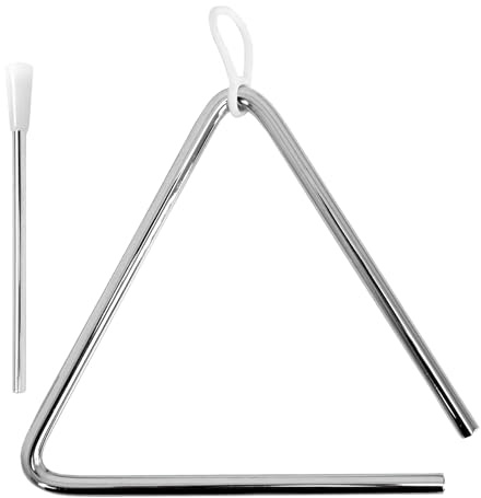 A-Star Traditional Metal Musical Triangle - 15cm/8inch with Metal Beater - Pack of 10