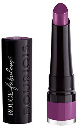 Bourjois - Rouge à lèvres Rouge Fabuleux - Fini satiné et lumineux - Hydratant et Longue Tenue - 09 Fée Violette 2,3gr