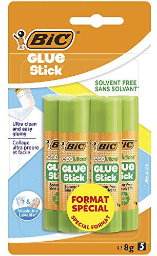 5 bâtons de colle BIC Ecolutions 8g