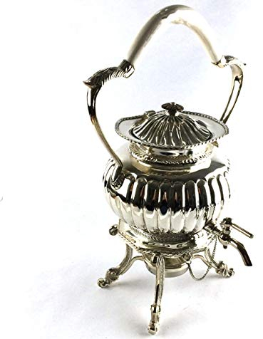 The Royal Family Samovar English Style with White Handle and Comfortable Faucet