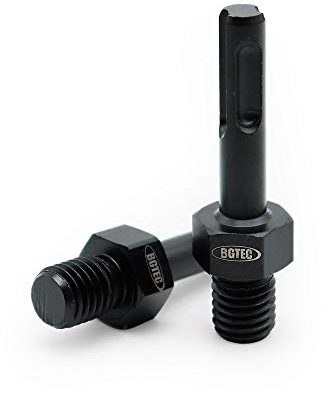 BGTEC 2 Stück M14 Stecker auf SDS Plus Adapter für Diamant-Bits