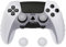 PlayVital Cover per ps5 Edge Controller Custodia Joystick Silicone Protettiva Skin Antiscivolo con Gommini Coprilevette Analogiche per ps5 Edge Wireless Controller-Guardian-Trasparente Bianco