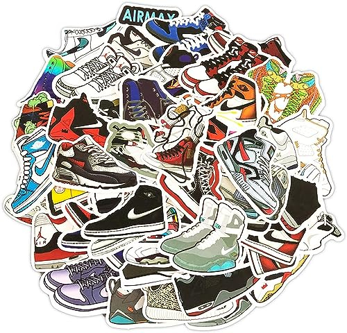 100 Stück Tide Brand Sneaker Graffiti Aufkleber, Wasserdichte Aufkleber Cartoon Aufkleber Geeignet Kinder &; Jugendliche Laptop Aufkleber Gepäck Skateboard Aufkleber Graffiti Aufkleber.