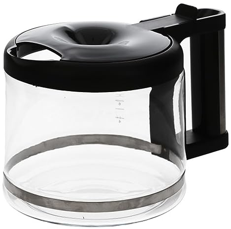 SPARES2GO Carafe Jug Compatible with Delonghi Coffee Machine BCO320 BCO420 BCO430 BCO432 BGR50 COM530M