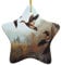 Weihnachtsschmuck Jagd Fliegend Wild Gedruckt Keramik Hängende Ornament Mit Goldschnur Porzellan Weihnachtsbaum Ornament Dekorationen
