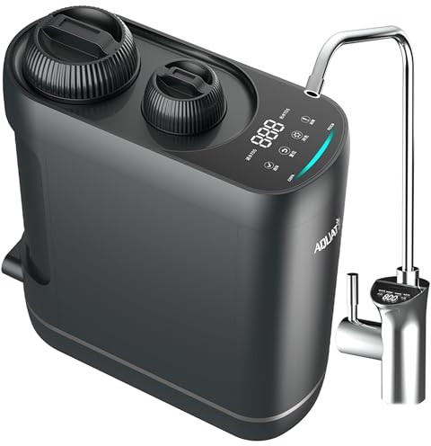 AQ-RO600 Umkehrosmoseanlage | 0,0001 µm Filtration | 1,6 L/min | 4000 L Kapazität | TDS-Detektion | Leise & Kompakt | Inkl. Premium-Wasserhahn