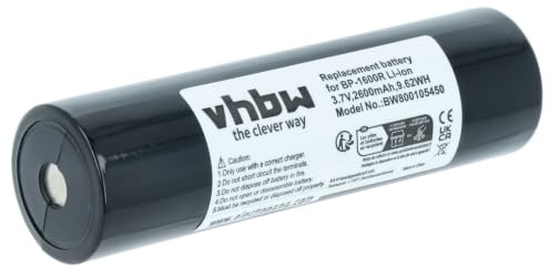 vhbw Akku kompatibel mit Sharp MD-SS70 | SHARP MD-CS100, MD-MS100, MD-MS200 tragbaren Mini Disk DV (2600 mAh, 3,7 V, Li-Ion)