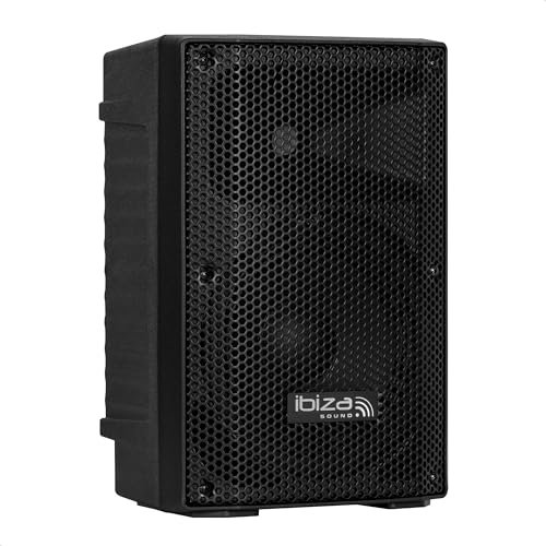 Ibiza - XTK8-MKII - Passive 8 inch/20 cm SONO Speaker - 25mm Compression Tweeter - Bass Reflex System - Handle and Wheels - NEW VERSION - Black - Party, events, club, conference