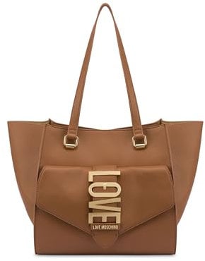 Love Moschino Damen Poljc4225pp0mkc0201u Schultertasche, Camel