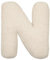XQILGVF Buchstaben-Plüschkissen, Buchstaben-Umarmungskissen, weiches Plüsch-Buchstaben-Dekokissen, englisches Alphabet A bis Z Buchstabenkissen für Sofa und Bett (N)