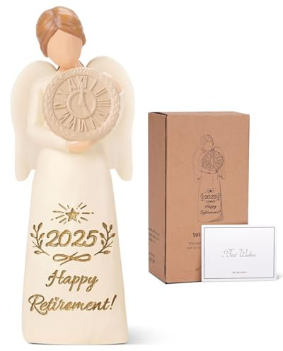 Retirement Gift for Woman 2025, Happy Retirement Gifts for Women - Cool Retirement gifts, Retired Gifts for women, Retirement Decorations for Women 2025, Sculpted Hand-Painted Figurine