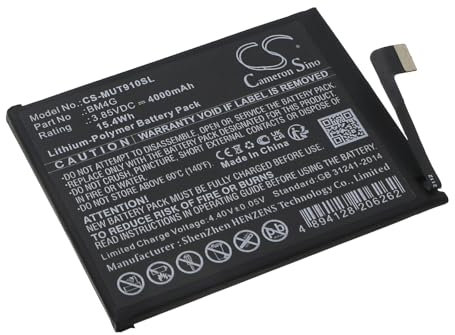 TCTK Akku 4000mAh Kompatibel mit [Xiaomi] Mi 9T, Mi 9T Pro Ersetzt BM4G