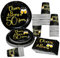 80Pcs 50th Birthday Party Supplies 9&750th Paper Plate Cheers to 50 Years Cake Plates Cheers & Beers Napkins Cup for 50th Theme 50th Birthday Oktoberfest Anniversary Whiskey Party Decoration(50th)