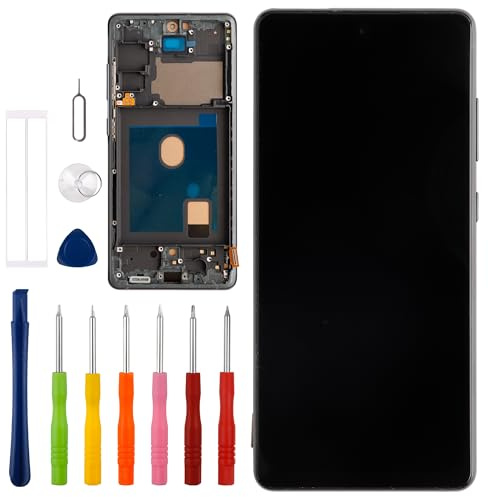 Vvsialeek [mit Rahmen] Ersatz OLED Display Kompatibel Für Galaxy S20 FE [6.5] SM-G781B, SM-G781B/DS LCD Touch Screen with Toolkit