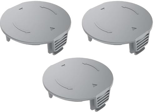 Cappucci per bobine di tagliaerba, 3 cappucci di ricambio per bobina, compatibili con Bosch Universal GrassCut 18v-26, Universal GrassCut 18v-260