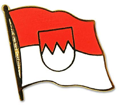 Pin Anstecker Flagge Fahne Franken Flaggenpin Badge Button Flaggen Clip Anstecknadel