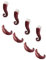 TOYANDONA Squid Toy 8pcs Octopus Claw Models Food Decors Realistic Octopus Claws Tentacles