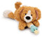 NICI Kuscheltier Hund mit Ente 30cm - braun - Weiches Plüschtier – niedliches Stofftier zum Kuscheln & Spielen – tolle Geschenkidee für Kinder & Erwachsene - 62149