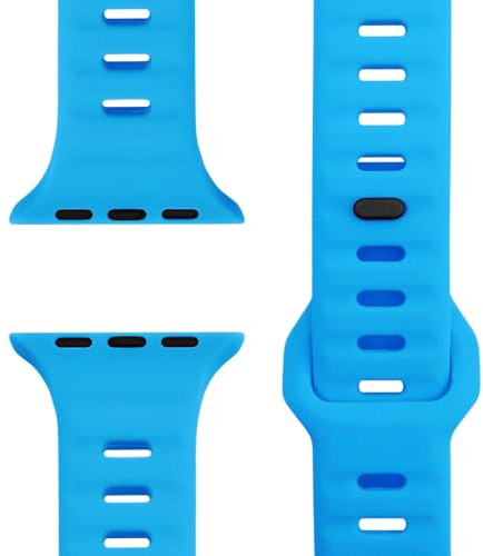 NALIA Motion Silikon Armband für Apple Watch 38/40/41/42mm, Königsblau | 38mm/40/41/42 Serie 10