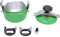 SIXRUN Cooker a Pressione, Grande capacità Facile da Aprire e Chiudere la Stufa a Gas Doppia Inferiore, Pentola per Pentole, Lega di Alluminio Stufa Multipla Universalmente Applicabile (2L)