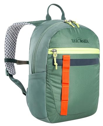 Tatonka Kinderrucksack Husky Bag JR 10 - Rucksack für Kinder ab 4 Jahren - Mit Reflexstreifen und inkl. Sitzkissen - Mädchen und Jungen - 10 Liter - sage green