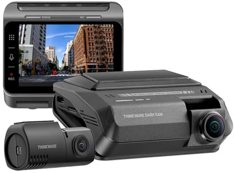 Thinkware ARC 900 Dash Cam - 3.5 Touchscreen - 4K UHD 2160p Front & 2K QHD Rear Car Camera - Built-in Wi-Fi GPS, Super Night Vision 4.0, Hardwire Lead For Battery Safe Parking Mode - Android/iOS