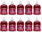 10er Pack badusan Flüssigseife Kirsche 10 x 300 ml langanhaltende Frische Seife Handseife flüssige Seife Seifenspender