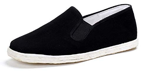 Lazutom Old Beijing Martial Art Kung Fu Tai Chi Semelle en Coton - Noir - Noir , 39 EU